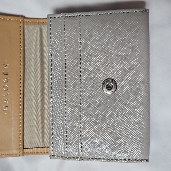 HALOGEN GREY TRI-FOLD CARD WALLET - Picture 6 of 7